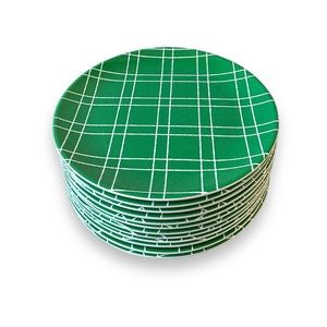 Set of 12 Target Wondershop 7.88" Christmas Melamine Plaid Salad Plates